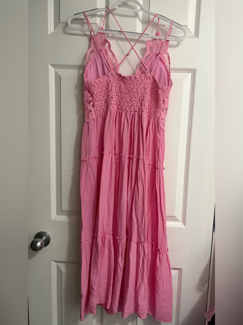 Ardene cotton blend Crochet Bodice midi Dress - Picture 2 of 5